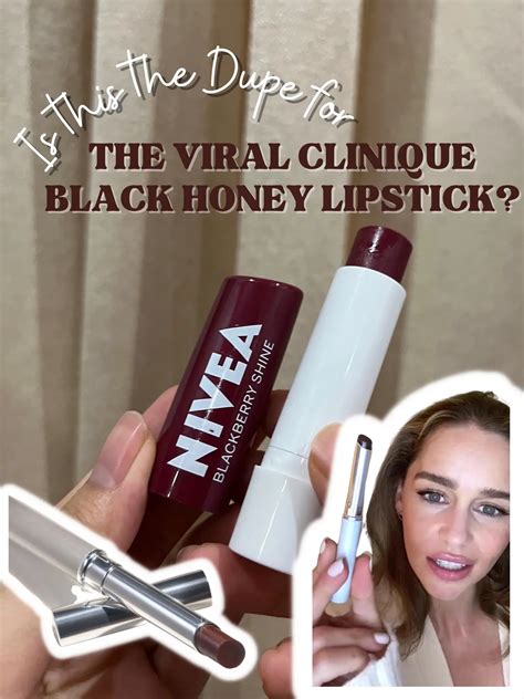 black honey lip oil dupe